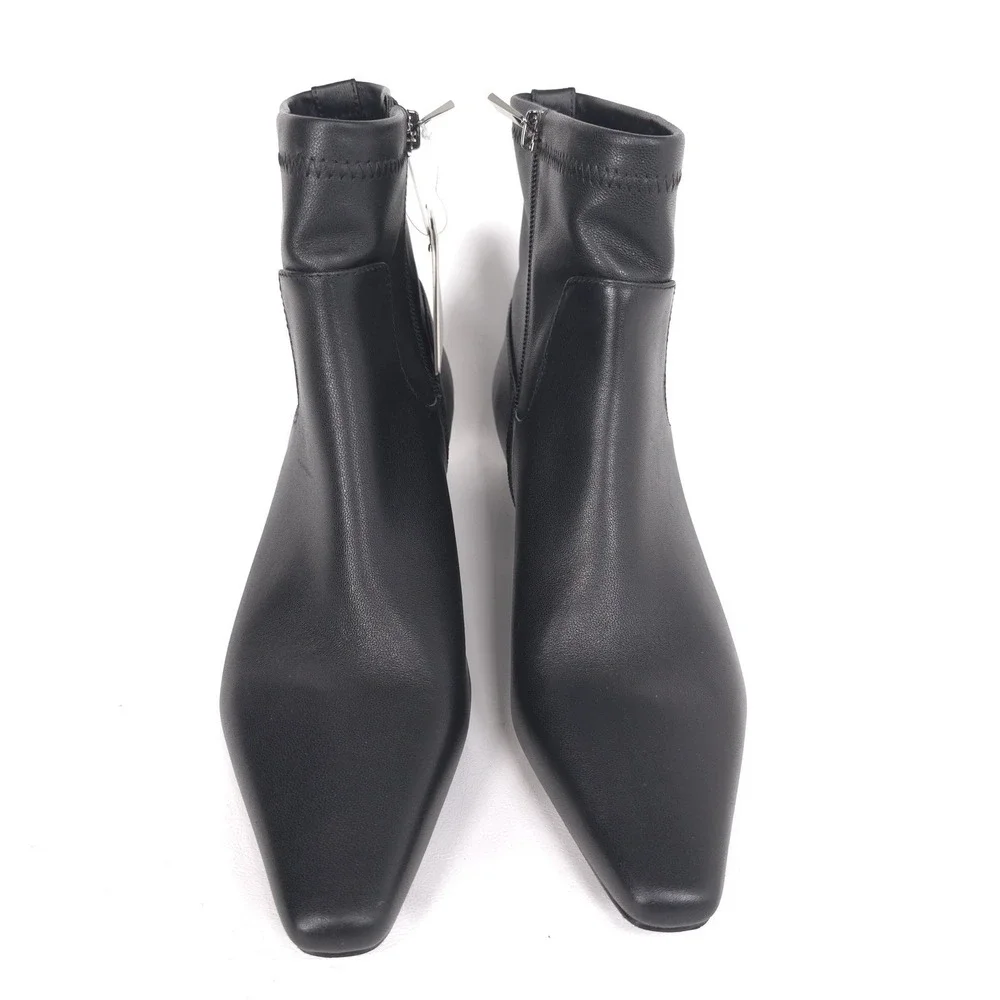 JASON‎ WU New GENUINE LEATHER Ankle Zip Booties Women's 7.5 Kolin Boots Pointed